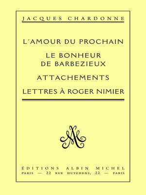 cover image of L'Amour du prochain